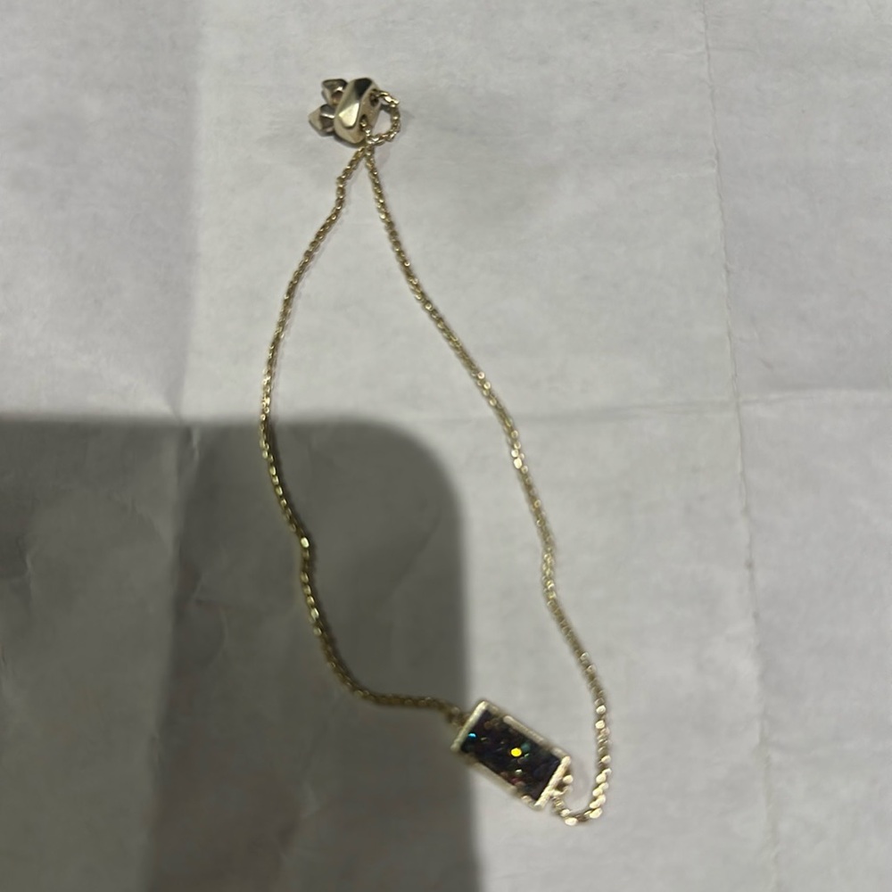 Kendra Scott fuchsia druzy stone bracelet